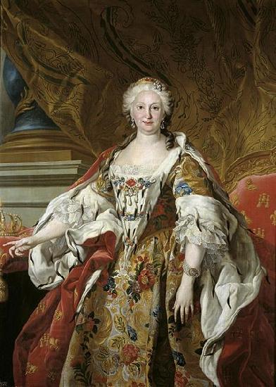 Charles Amedee Philippe Van Loo Official portrait of Queen Isabel de Farnesio China oil painting art